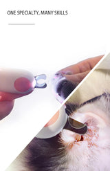 Professional Pet Nail Clipper LED Light Pet Nail Clipper Claw Grooming Scissors for Cats Small Dogs Scissors Cat Accessories