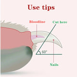 Professional Pet Nail Clipper LED Light Pet Nail Clipper Claw Grooming Scissors for Cats Small Dogs Scissors Cat Accessories